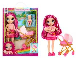 MGA Rainbow High Jr High Babysitters mados lėlė - Stella Monroe, 9 colių pilnai artikuliuota kolekcinė lėlė su auklės aksesuarais