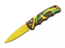 Böker Plus AKS 74 Dubai Chocolate automatinis peilis D2