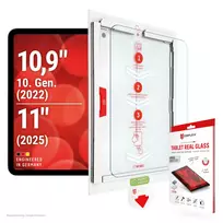 E.V.I. DISPLEX Tablet Real Glass ekrano apsauginis stiklas, skirtas iPad 10.9 (10 kartos) ir iPad Pro 11