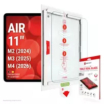 DISPLEX Tablet Real Glass ekrano apsauginis stiklas, skirtas iPad Air 11 colių (2024/2025/2026) - grūdintas stiklas, 9H, HD Clear