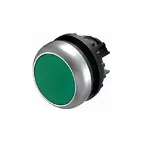 Eaton M22-D-G plokščias mygtuko pavaros elementas, žalias, momentinis, 22,5 mm, IP66/IP67/IP69K