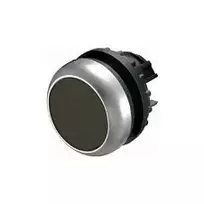 Eaton M22-D-S plokščias mygtuko paviršius, juodas, momentinis, 22,5 mm, IP66/IP67/IP69K
