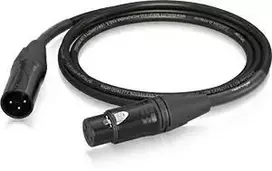 Behringer PMC-150 XLR moteriškas į XLR vyrišką mikrofono kabelis 1,5 m juodas