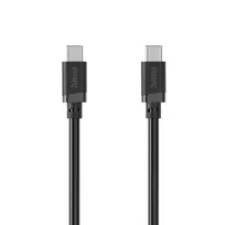 Hama USB-C į USB-C laidas, 2 m, 60W Power Delivery, juodas
