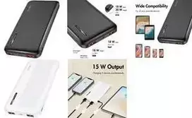 LogiLink PA0372W Power Bank 10000 mAh Baltas - 20W PD & QC 3.0, Dual USB-A ir USB-C