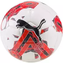 PUMA Orbita 5 Hybrid futbolo kamuolys baltas-raudonas, 4 dydis