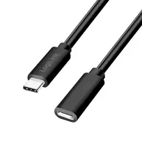 LogiLink CU0212 USB-C prailginimo kabelis, 3m, juodas