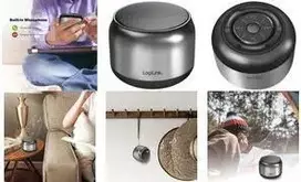 LogiLink SP0063H Bluetooth 5.1 TWS nešiojamas garsiakalbis, tamsiai pilkas/juodas, laisvų rankų įranga, 10 m veikimo nuotolis
