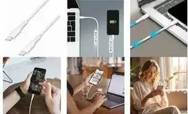 LogiLink CU0265 USB 2.0 Type-C laidas, 3 m, baltas, 480Mbps, 60W įkrovimas