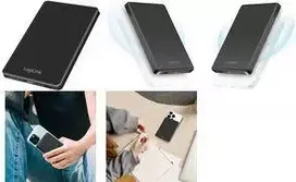 LogiLink PA0352 Magnetinė belaidė Power Bank 5000 mAh 20W PD USB-C juoda