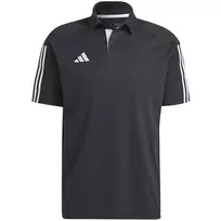 adidas Tiro 23 Competition Polo vyriški marškinėliai juodi HK8051 S