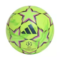 adidas UCL Winter 26/27 League Stage futbolo kamuolys, 5 dydis, žalia/juoda/rožinė