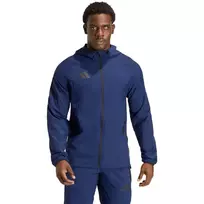 adidas Tiro 26 Travel vyriška vėjastripė striukė tamsiai mėlyna XL