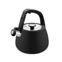 MEO Maestro virdulys ant viryklės 2,5 l matinės juodos spalvos nerūdijančio plieno su švilpuku MR-1318-BLACK