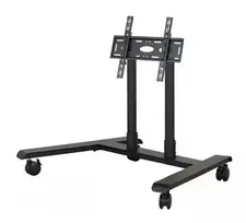 B-TECH AV SYSTEM X - Universalus žemo profilio plokščiaekranis vežimėlis (VESA 600 x 400) - 0,75 m Ø50 mm stulpai
