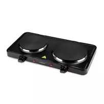 MEO MR-772-2 dviguba elektrinė kaitlentė 2500W, ketaus degikliai, emaliuota danga