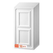 605x1215mm PVC lubų plokštės, 12 vnt., baltos