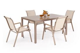 Lauko stalas Hover, smėlio sp., 150 cm x 90 cm x 75 cm