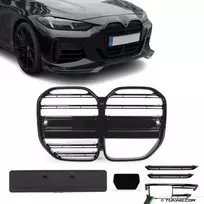 M-style Priekinės Grotelės skirtos BMW G22 / G23 (20-), juodos blizgios
