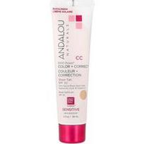 Andalou Naturals, 1000 Roses®, CC Color + Correct, Sensitive, SPF 30, Sheer Tan, 2 fl oz (58 ml)