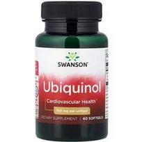 Swanson Vitamins, Ubichinolis, 100 mg, 60 minkštųjų kapsulių