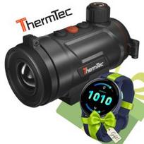 THERMTEC HUNT 335 PRO 384×288, 35mm, 1x-12x, Wi-Fi + gift Garmin Vivoactive 5 Navy watch termovizoriai antgaliai Hunt 335 Pro / 010-02862-12