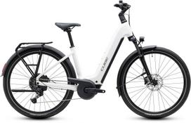 Elektrinis dviratis Cube Touring Hybrid ONE 600 Easy Entry metallicwhite'n'chrome 2027
