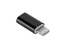 Mobilieji telefonai ir priedai // USB adapteriai // Adapter Przejściówka Micro USB - Apple Lightning M-Life czarna