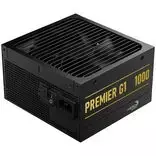 Aerocool Premier G1 80 PLUS Gold maitinimo blokas, PCIe 5.1, ATX 3.1 - 1000 W, juodas