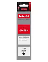 Activejet AC-G46BK rašalo buteliukas, skirtas Canon spausdintuvui, Canon GI-46BK pakaitalas; Supreme; 170 ml; juodas