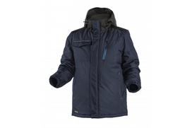 Hogert HT5K247-L vyriška žiemos striukė, L (52), mėlyna, 100% poliesteris, Oxford 300D, 2000mm, 240g/m², gobtuvas, 5 kišenės