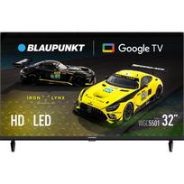 Blaupunkt LED televizorius 32WGC5501S, 32", 1366 x 768, Wi-Fi, Smart TV, Google TV, Juodas