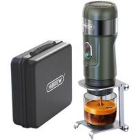HiBREW H4B_GN nešiojamas kavos aparatas, 3-in-1, 80W, 15 bar, 0.06L, 2200mAh, Tritan, Nespresso/Dolce Gusto, su dėklu
