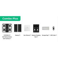 HoverAir X1 dronas Combo Plus SP03H020, 1050mAh, 7.7V, 32GB, 2.7K/1080p, 12MP, 90°, 30m, 10m, 7m/s, sulankstomas, juodas