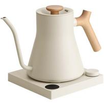 Fellow Stagg EKG PRO elektrinis virdulys, 0,9L, 1200W, 220-240V, 50-60Hz, 40-100°C, medinė rankena, nerūdijančio plieno filtras