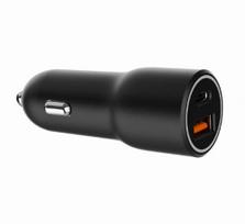 Gembird USB-A/USB-C Car Charger, 38W PD, Black