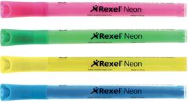 NOBO Neon whiteboard pens, 4-pack (1903892)