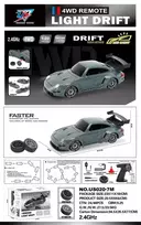 R/C Drift Car 1:20 with Lights Function Green