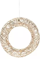 Dekoracija Vainikas su LED, AMZ200530 D30 cm, aukso