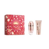 Set Carolina Herrera: 212 VIP Rose Eau De Parfum For Women, 80 ml + 212 VIP Rose Moisturising Body Lotion, 100 ml