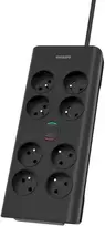 PHILIPS SPN7080BA/60 Surge Protector 8 AC outlets 2m