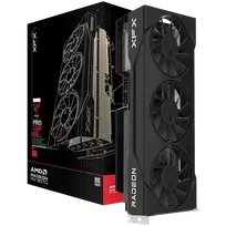 XFX Swift AMD Radeon RX 9070 GRE Triple 90mm Fan Gaming, 12GB GDDR6 192-bit, 2790MHz / 18Gbps, HDMI 3x DP, AMD RDNA 4, 3 fans, 2-slot, WHITE