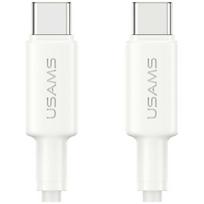 USAMS U90 data transfer and charging cable | USB-C to USB-C | 60W | white