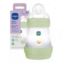 Kūdikių buteliukas Mam Baby Perfect Start, 160 ml, 1 m., žalia sp.
