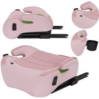 Autokėdutė-paaukštinimas Lionelo Luuk Fix I-Size, rožinė sp., 15 - 36 kg
