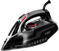 Lygintuvas Russell Hobbs Power Steam Ultra 20630-56, juoda sp./raudona sp., 3100 W Prekė su pažeista pakuote.