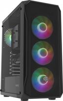 Prekė su pažeista pakuote. Kompiuterio korpusas Fury Shobo SH4F RGB, juoda sp.