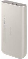 Prekė su pažeista pakuote. Nešiojamas įkroviklis (Power bank) Samsung P4520XUE, 20000 mAh, 45 W, smėlio sp.