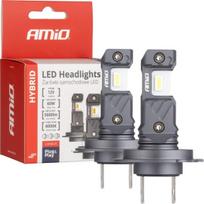 Prekė su pažeista pakuote. Automobilio lemputė AMiO Hybrid 04115, led, balta sp., 12 V