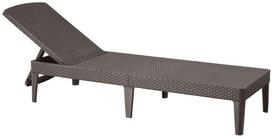 Prekė su pažeista pakuote. Lauko gultas Keter Jaipur, kapučino sp., 187 cm x 58 cm x 29 cm